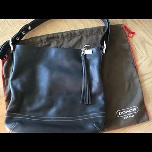 Coach- black shoulder bag